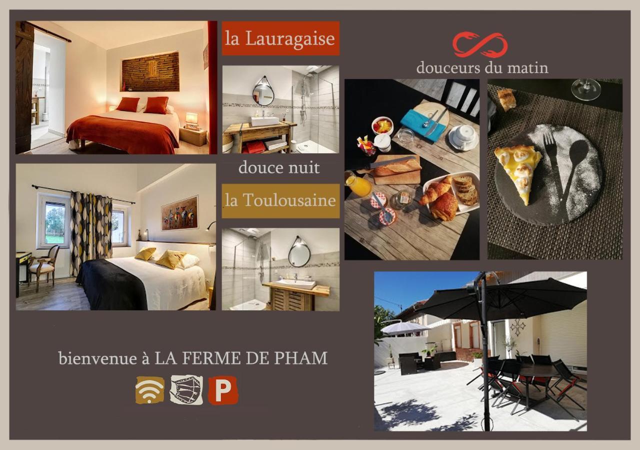 La Ferme De Pham Bed and Breakfast Belberaud Exteriör bild